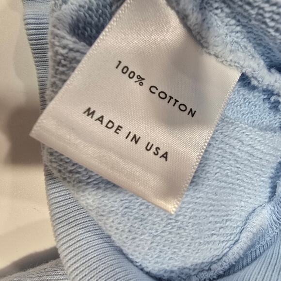 LPA Everything Is The Best Sweatshirt in Cloud Blue XL - Picture 10 of 14